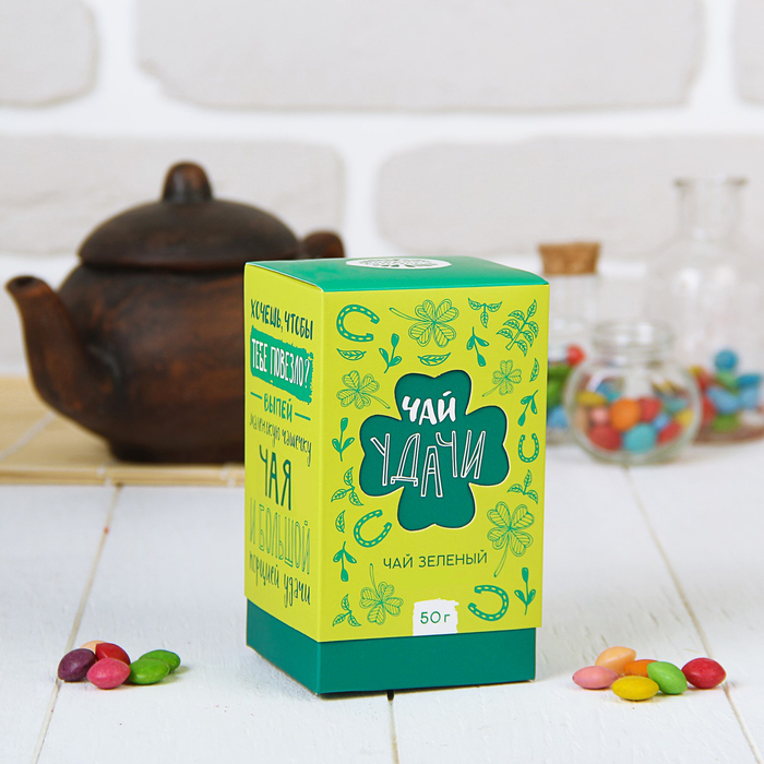 Чай зеленый с лимоном "Чай удачи", 50 г