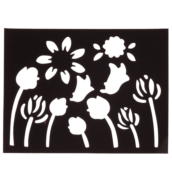 Набор трафаретов "Праздничный" набор 8 шт 14х18 см