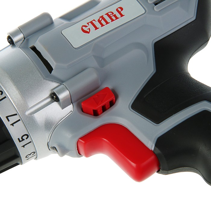 Дрель-шуруповерт "Ставр" ДА-18/2ЛМ, 18 В, 0-350/0-1250 об/мин, 33/19 Нм, аккумуляторная