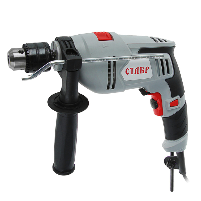 Дрель ударная "Ставр" ДУ-13/550 М, 550 Вт, 0-2300 об/мин, 0-36800 уд/мин, патрон 1.5- 13 мм 360192