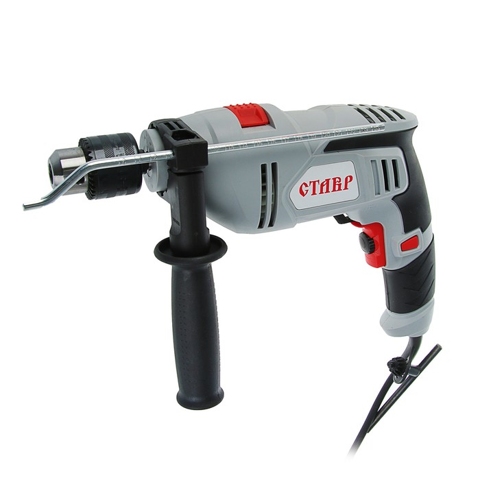 Дрель ударная "Ставр" ДУ-13/750 М, 750 Вт, 0-2800 об/мин, 0-44800 уд/мин, патрон 1.5-13 мм 360192