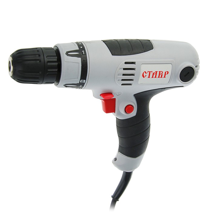 Дрель-шуруповерт "Ставр" ДШС-10/400, 400 Вт, 0-750 об/мин, 20 Нм, патрон 0.8-10 мм, сетевая