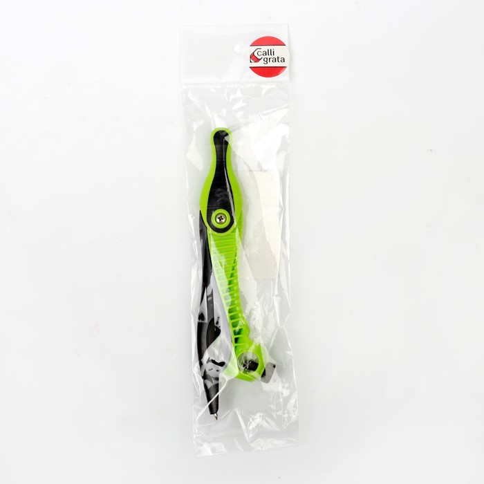 Циркуль пластиковый в блистере (козья ножка) МИКС CALLIGRATA