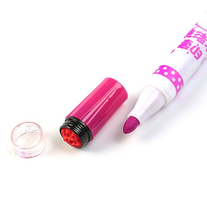 Фломастеры 18цв Мышка в пластик тубусе вертилируемый колпачок с штампами МИКС