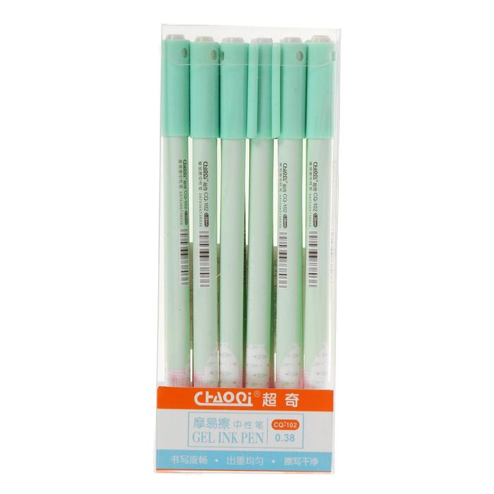 Ручка гелевая 0,5мм синяя ПИШИ-СТИРАЙ корпус прорезиненный МИКС