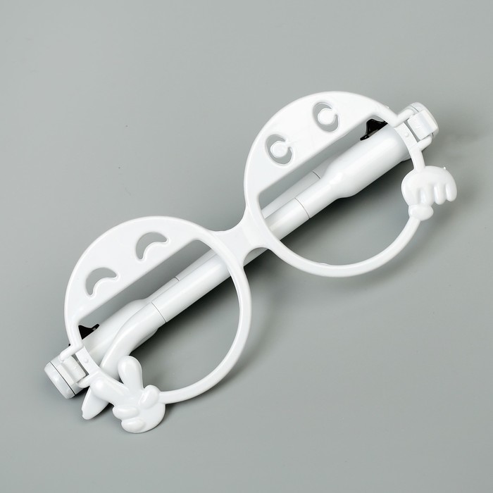 Ручка шариковая-прикол Очки с фонариками