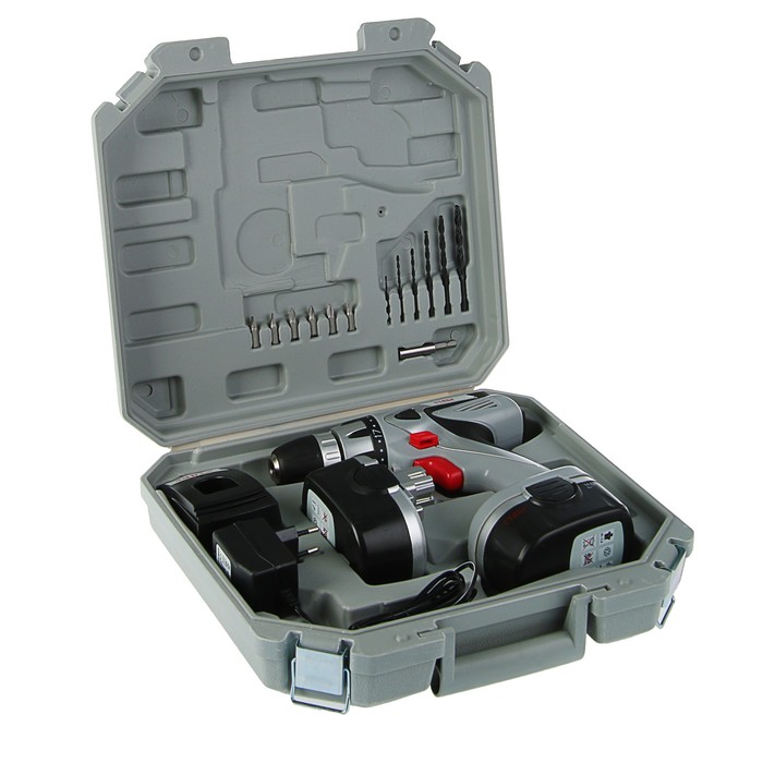 Дрель-шуруповерт "Ставр" ДА-14,4, 14.4 В, 0-550 оборотов, 14 Нм, аккумуляторная