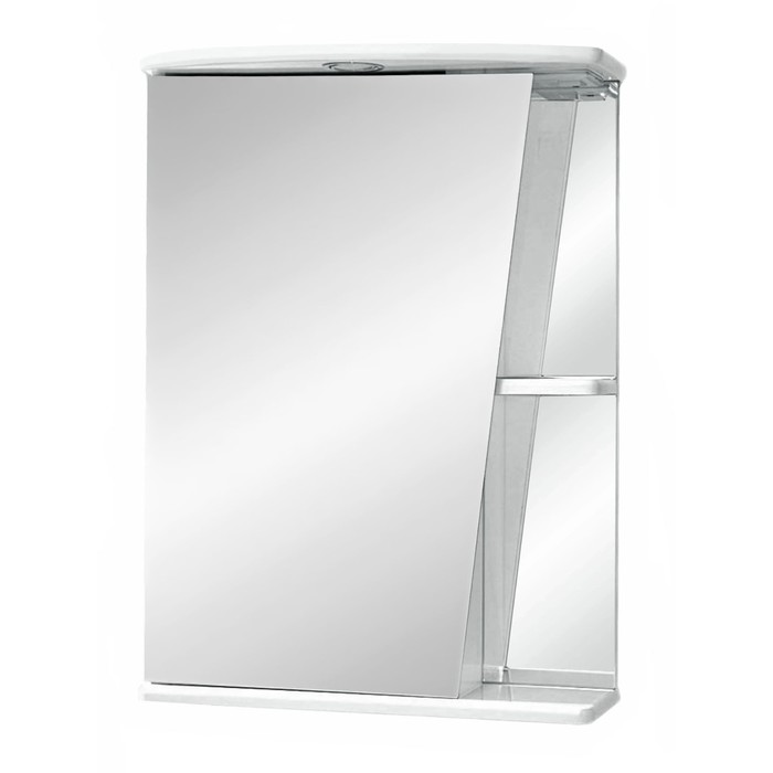 Зеркало-шкаф "Акцент, светильник" 50 левое