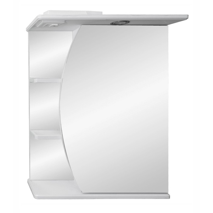 Зеркало-шкаф "Сабина, светильник" 55 правое