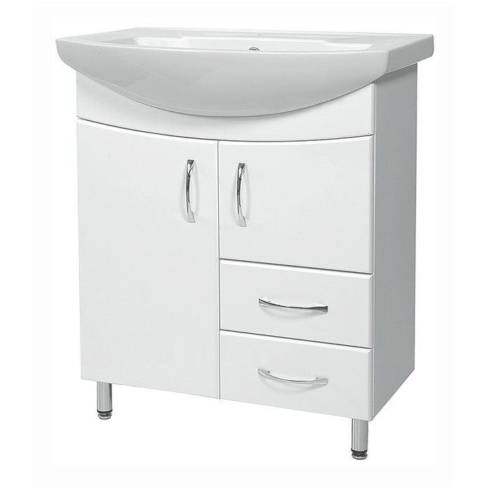 Тумба "Элеганс" под умывальник "Элеганс" 65  2 ящика