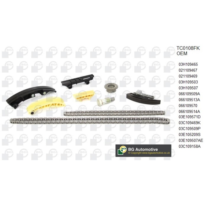 Цепь ГРМ, комплект BGA TC0108FK