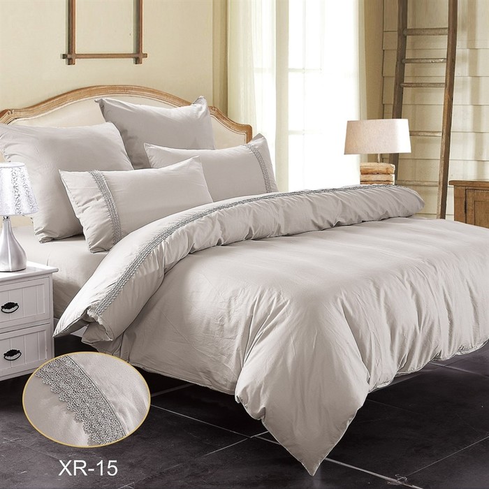 КПБ евро, 240х260 см, 200х220 см, 50х70 см, 70х70 см по 2 шт.. сатин XR-15-3