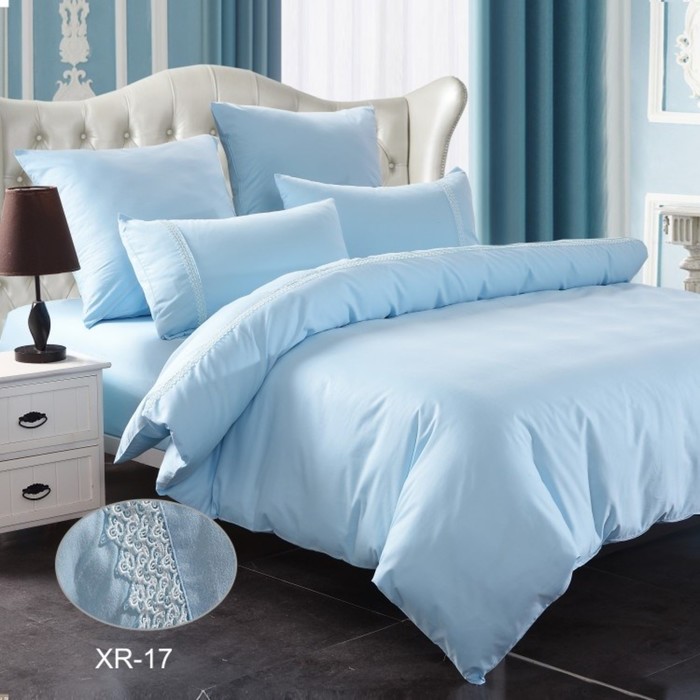 КПБ дуэт, 250х270 см, 150х215 см-2 шт., 50х70 см, 70х70 см по 2 шт., сатин XR-17-4