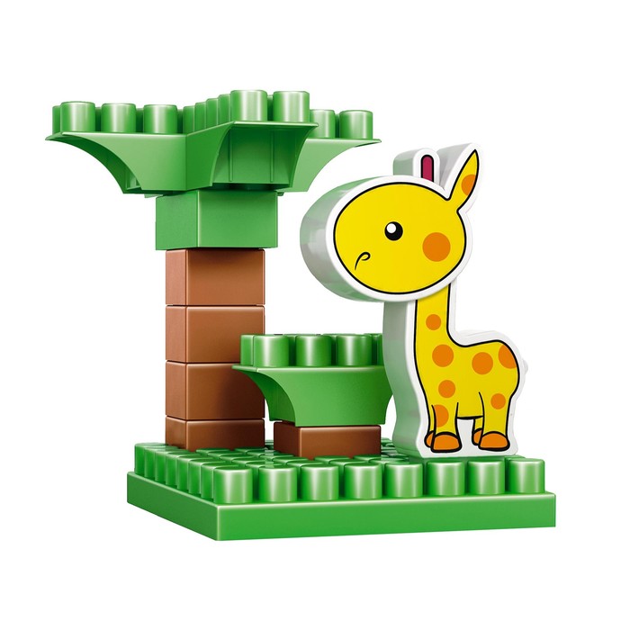 Конструктор Зооблокс "Жираф", 13 деталей