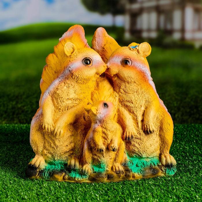 Садовая фигура "Бурундуки" 24см