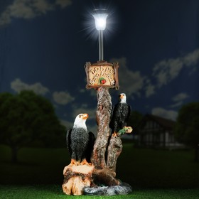 Садовый фонарь "Дерево с фонарем: два Орла" 76х43см