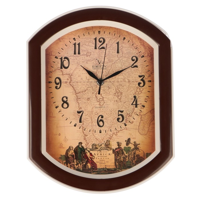 Часы настенные "Африка", 34х27 см   УЦЕНКА