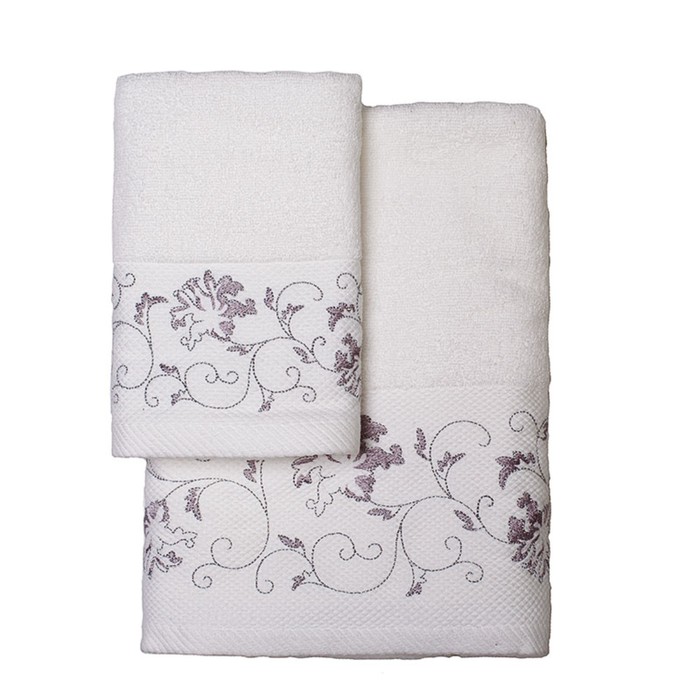 Полотенце Croscill Living Romantique, размер 41х66 см, белый, махра