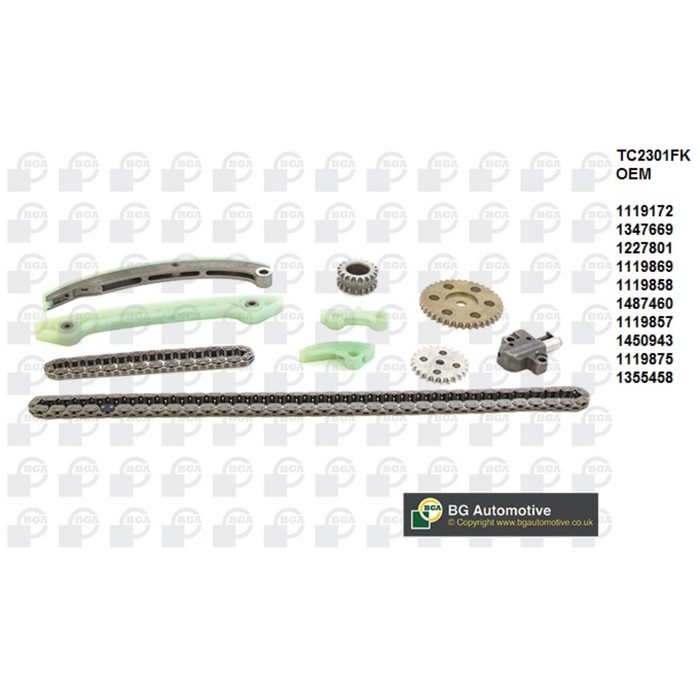 Цепь ГРМ, комплект BGA TC2301FK