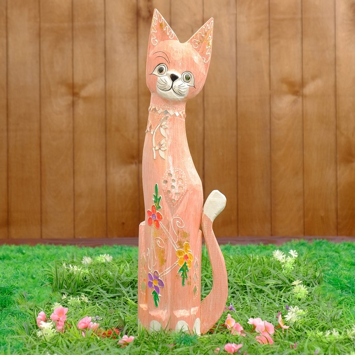 Сувенир дерево "Кошка" 60х6х16 см