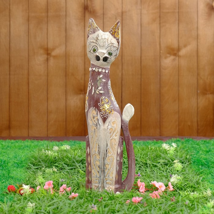 Сувенир дерево "Кошка" 60х6х16 см
