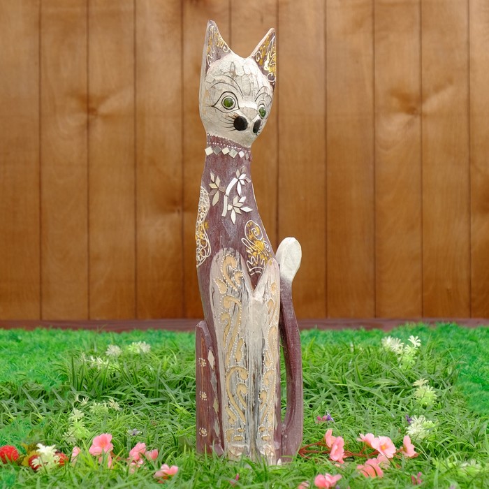 Сувенир дерево "Кошка" 60х6х16 см