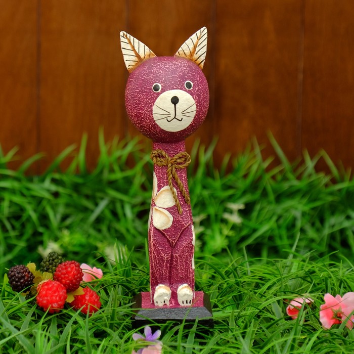 Сувенир дерево "Кошечка" 6х6х21,5 см