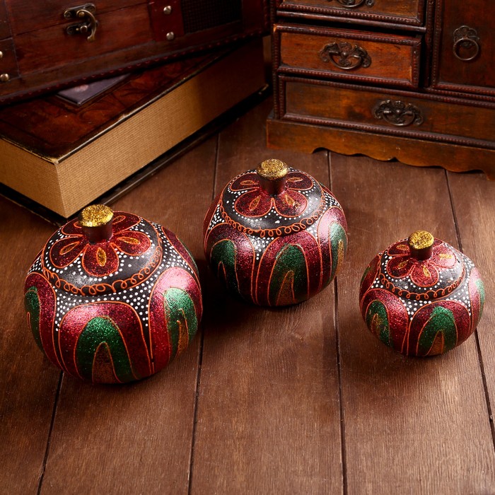 Сувенир дерево "Горшочки" 30х12х12 см