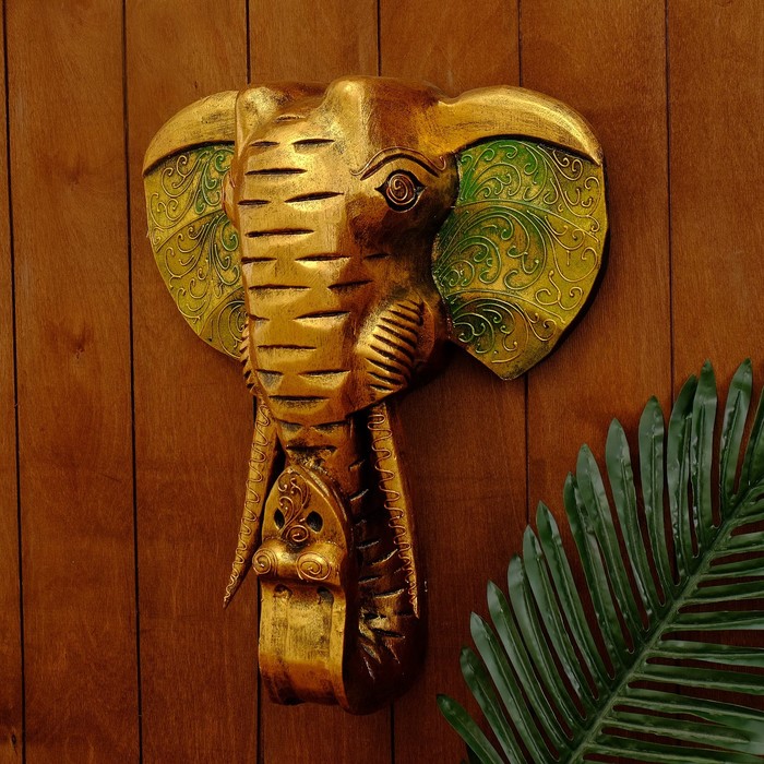 Сувенир дерево "Голова Слона" 37х12х40 см
