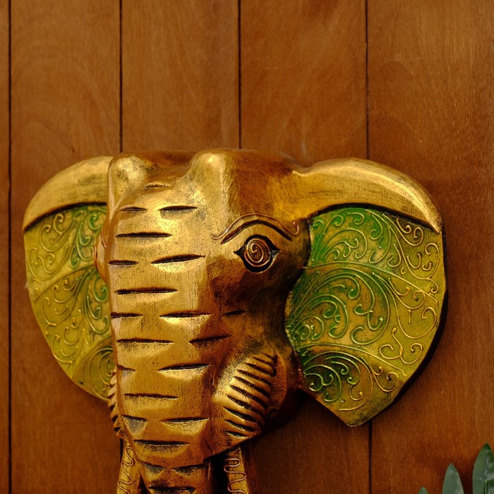 Сувенир дерево "Голова Слона" 37х12х40 см