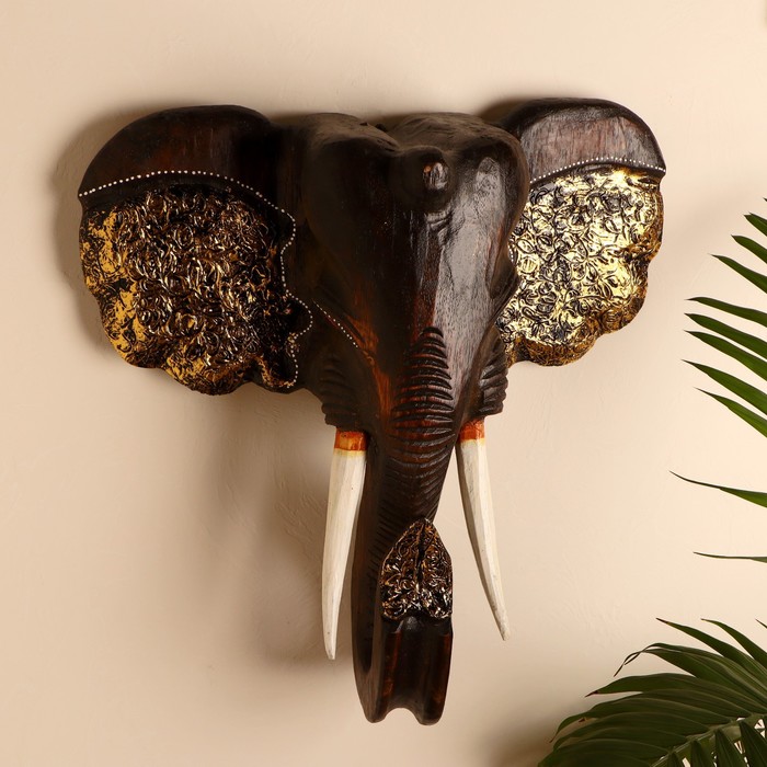 Сувенир дерево "Голова Слона" 46х17х50 см