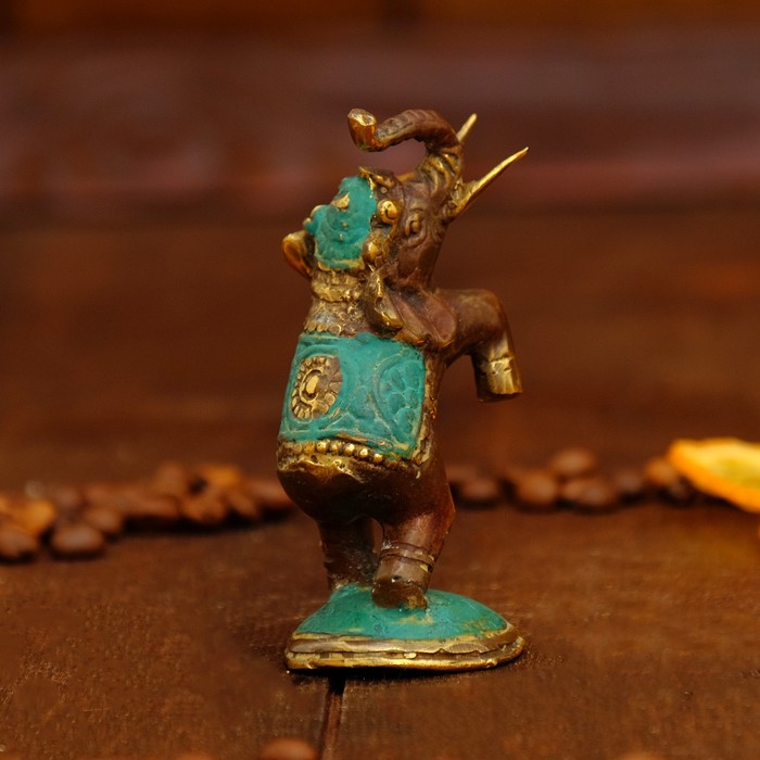 Сувенир бронза "Слон выступает" 4,5х4х9 см МИКС