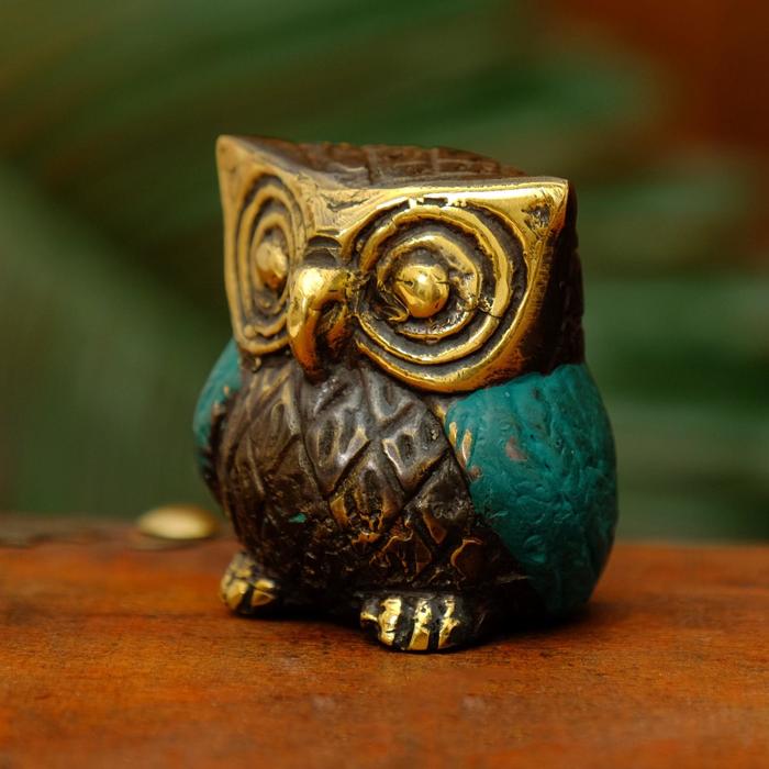 Сувенир бронза "Сова" 4х4х4,5 см