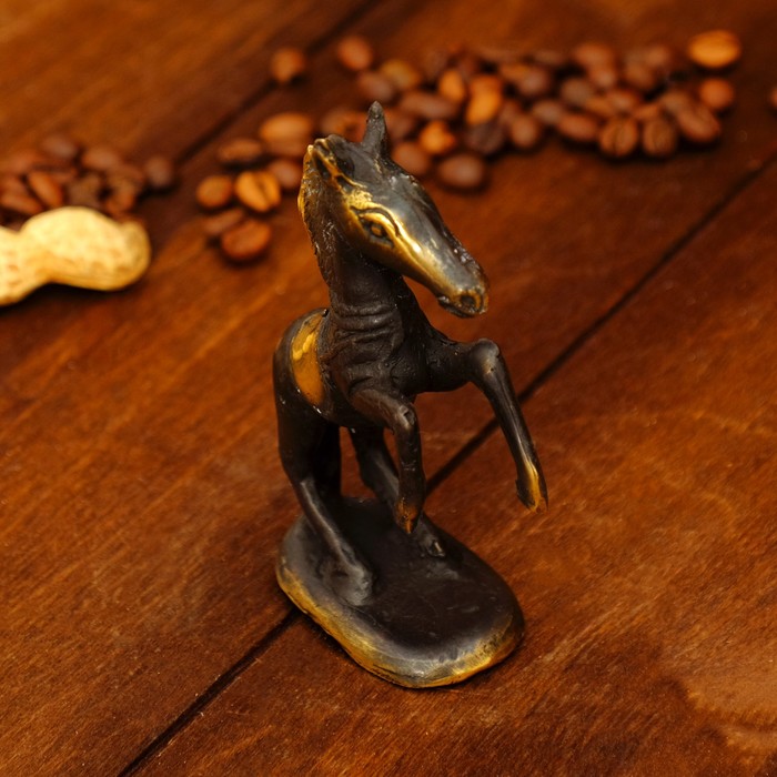 Сувенир бронза "Лошадка" 8х3,5х10 см