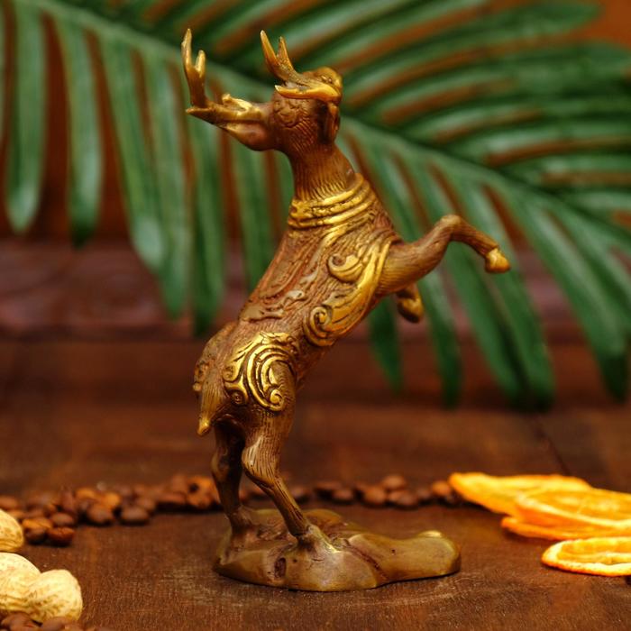 Сувенир бронза "Олень" 10х6х17 см