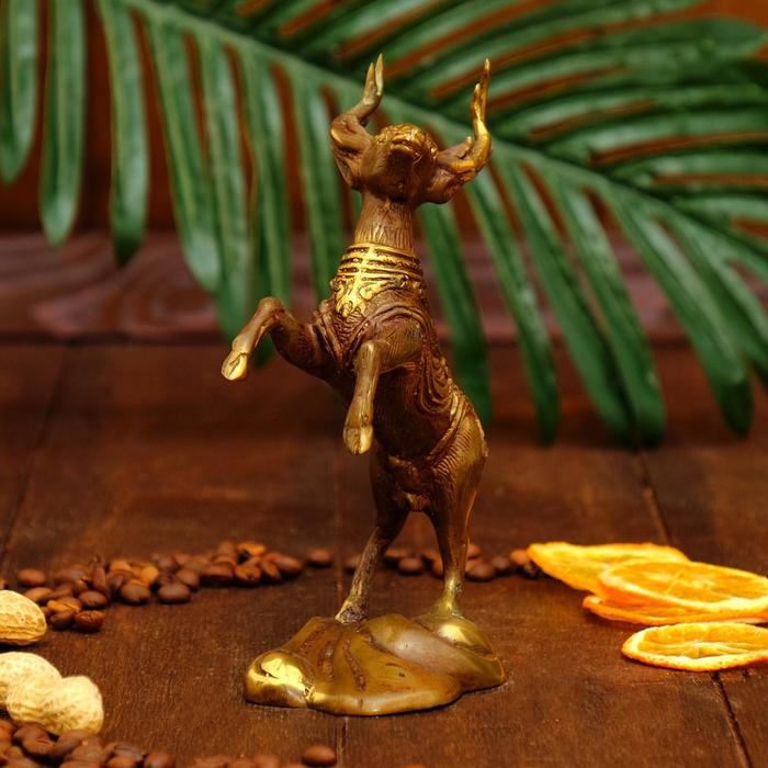 Сувенир бронза "Олень" 10х6х17 см