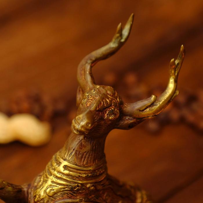 Сувенир бронза "Олень" 10х6х17 см