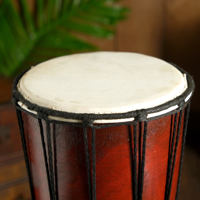 Музыкальный инструмент барабан джембе "Пейзаж" 40х18х18 см МИКС
