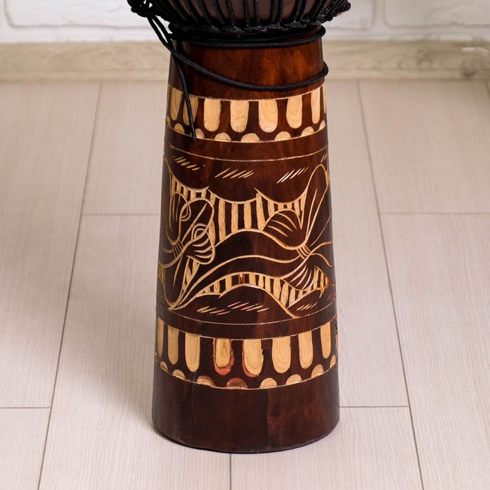 Музыкальный инструмент барабан джембе "Светлый" 80х30х30 см МИКС