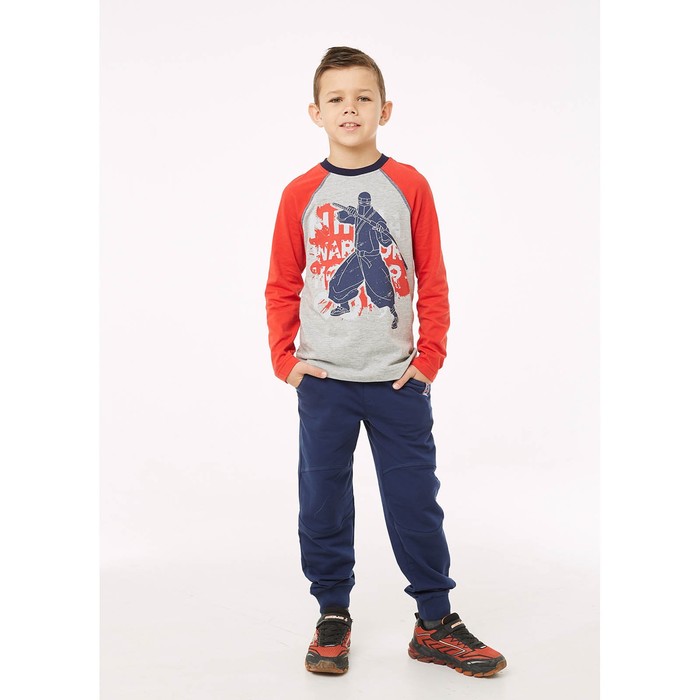 Брюки для мальчика, рост 110 см, цвет тёмно-синий