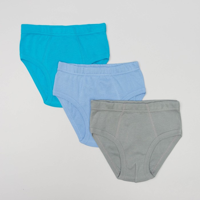 Трусы для мальчика (3шт), рост 92 см, цвет микс