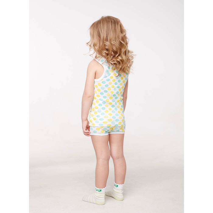 Комплект для девочки (майка, трусы), рост 92 см, цвет микс