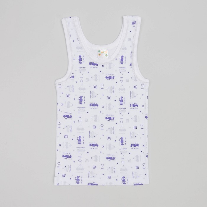 Майка для мальчика, рост 80/86 см, цвет микс