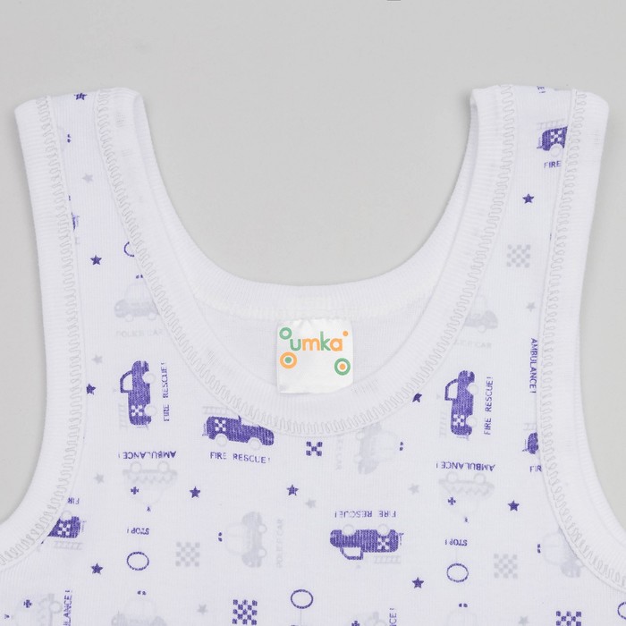 Майка для мальчика, рост 80/86 см, цвет микс