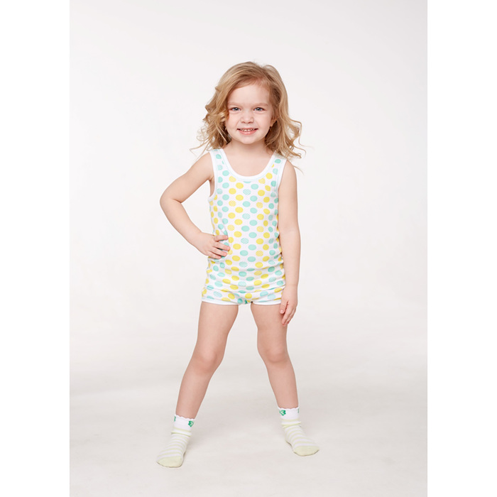 Комплект для девочки (майка, трусы), рост 80/86 см, цвет микс 403-004-00001_М