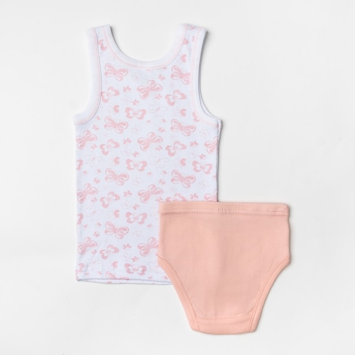 Комплект для девочки (майка, трусы), рост 80/86 см, цвет микс 403-006-00001_М