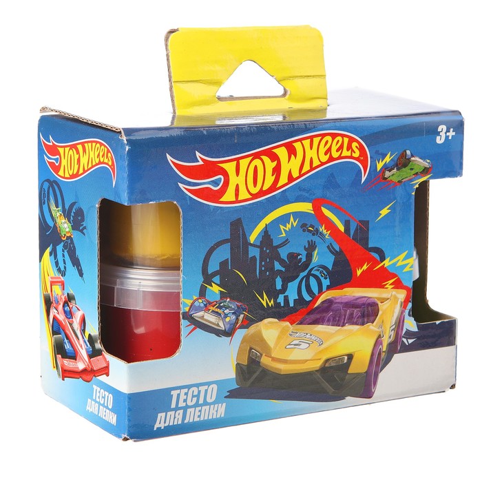 Тесто для лепки Hot Wheels, 4 цвета по 80 г