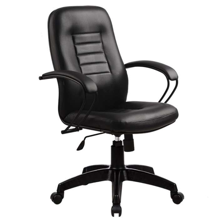 Кресло CP-2 Pl, кожа, чёрное