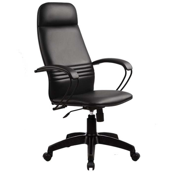 Кресло BP-1 Pl, кожа, чёрное