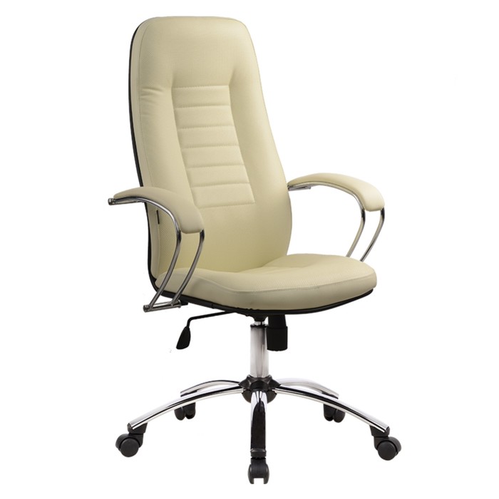 Кресло BK-2 CH, кожа, бежевое